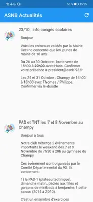 ASNB - Actualité android App screenshot 1